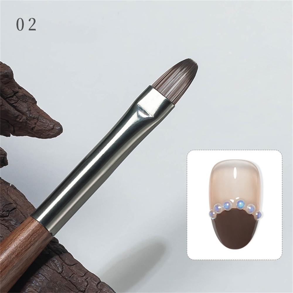 1pc Nail Brushes Wooden Handle Nail Gel Brush Manicure Supplies Tools Accessorie Nail Painting Brush DIY Manicure Tools
