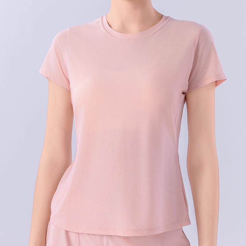 Summer Mesh Quick-Dry Yoga Short Sleeves - Thin, Elastic, Cool & Breathable