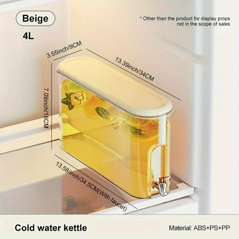 Kühlwasserbehälter mit Zapfhahn - Große Kapazität, lebensmittelecht für den Sommer zu Hause