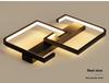Minimalist Black & White LED Ceiling Light for Bedroom, Living Room, or Study
