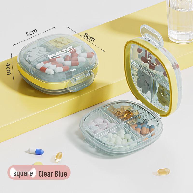 Portable Weekly Pill Organizer Set