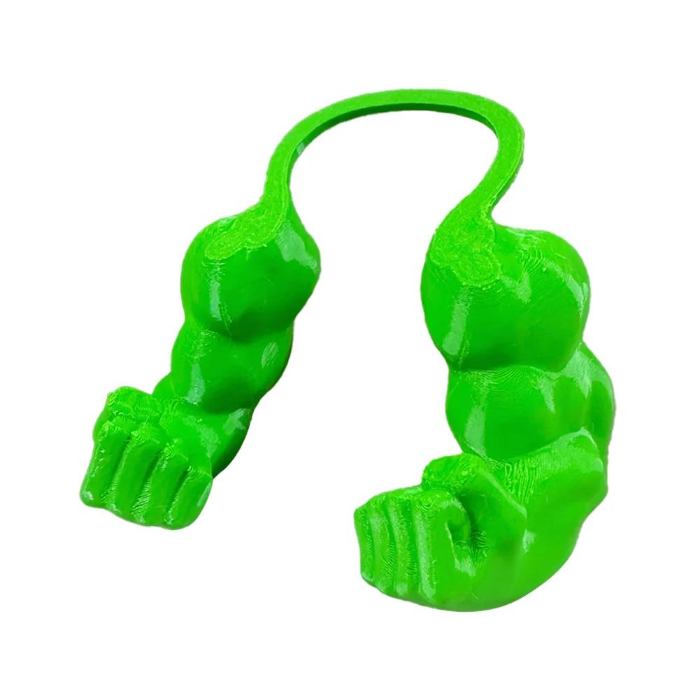 

Pet Cat Muscle Costume 3D Printed Funny Neck Arm Cat Costume for Halloween Party Cosplay Accessories S зелёный