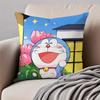 CUTE CCrayon SShinchan Cushion Cover Pillowcase Antidustmite Invisible Zipper Short Plush Sofa Cushion