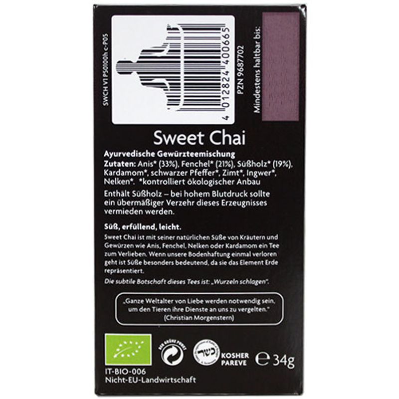 Yogi Tea Sweet Chai Tea 17 Tea Bags (34g)