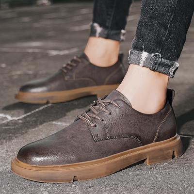 Fashion Four Seasons Men's Leather Shoes Classic Minimalist Gentleman Style Daily Business Office New Outdoor Shoes Adult Versatile
