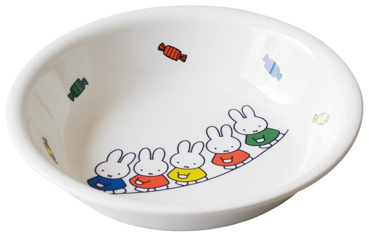 

MIFFY Space Joy Miffy and Friends Deep Plate White M-1305FT