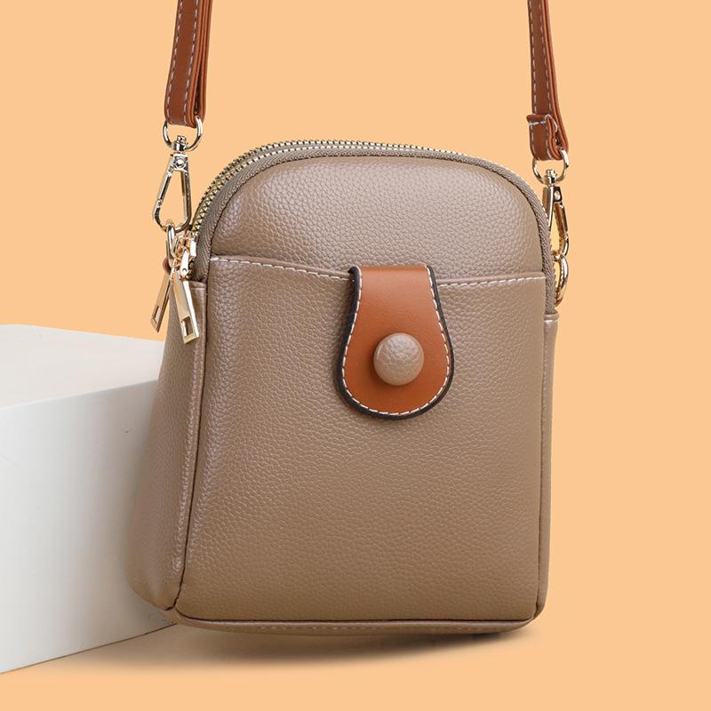 Women's Mini Phone Bag High-Quality PU Leather Crossbody Messenger Fashion Satchel Handbag Purse Shopping