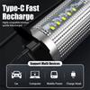 High Power LED Flashlight USB C Rechargeable Powerful Torch, Tactical Zoom Handheld Flashlight Outdoor Camping Emergency Lantern