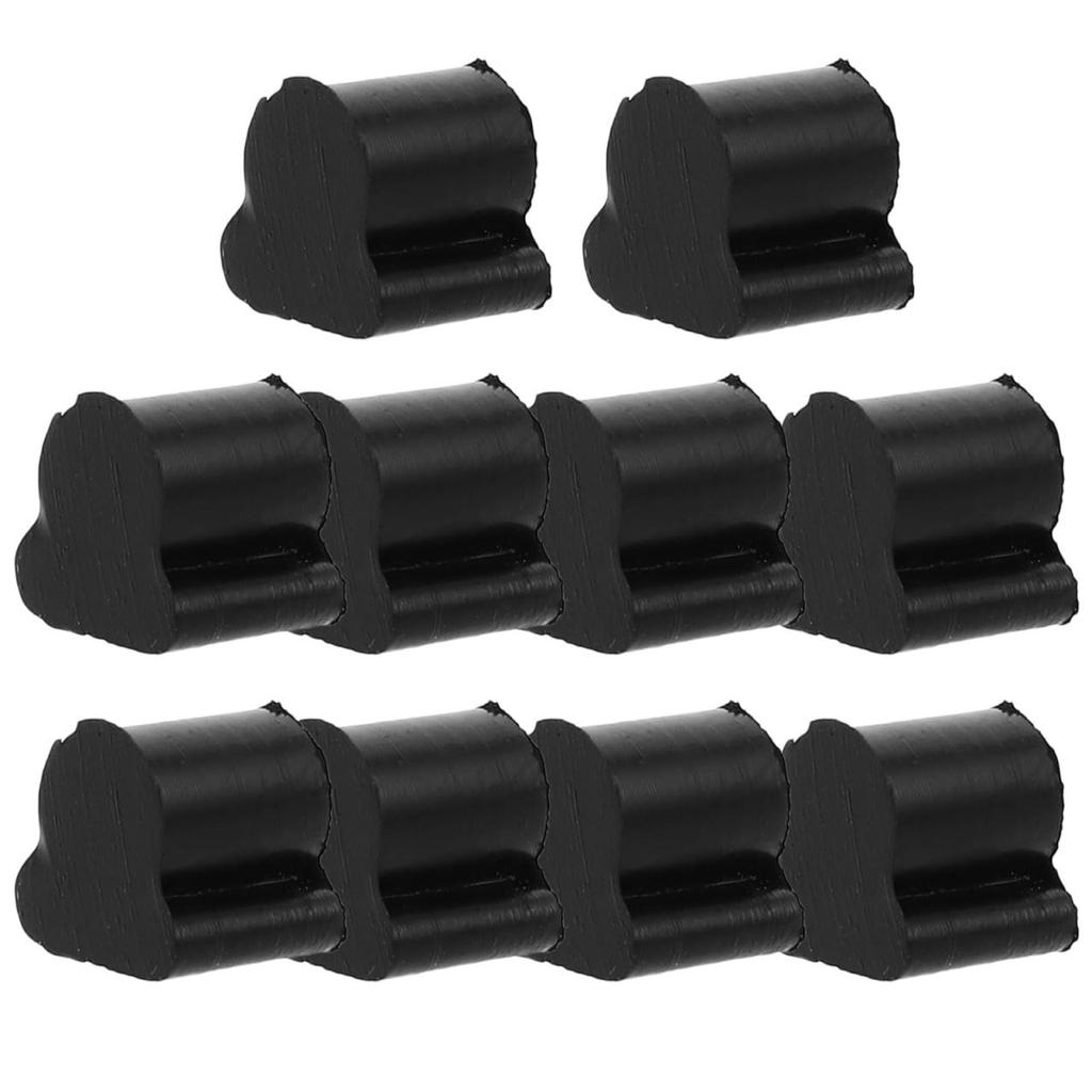 NUOLUX 10pcs Rotary Valve Rubber Bumper Stoppers for French Horn, Euphonium, Tuba, Trombone - Instrument Parts, Flexible Operation, Accessories, Horn