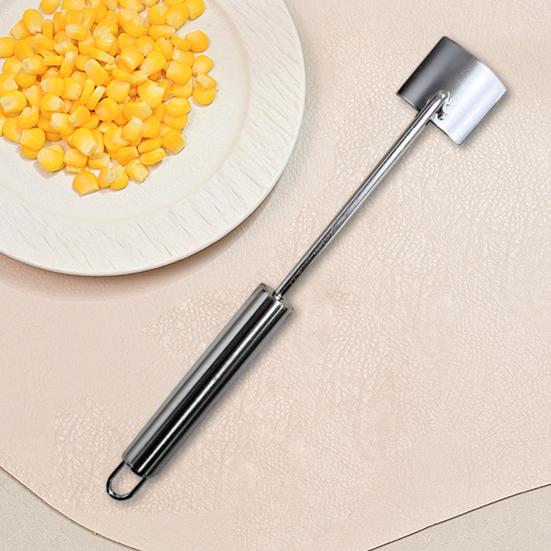 Maiskreller Rustfritt Stål Maisthresker for Kolbemais Ergonomisk Håndtak Raskt Verktøy for Fjerning av Maiskorn for Kjøkken Grill