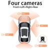 New 2.0-inch Car Quad-record HD Night Vision Tachograph Car 4 Lens Car Front and Rear Left and Right Simultaneously Recording Wi