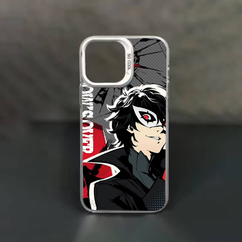 Game P-Persona 5 Phone Case for iPhone 15 16 Pro Max  Air SE 11 13 Pro 14 Plus 12 11Pro 15Pro Max 16e Cover
