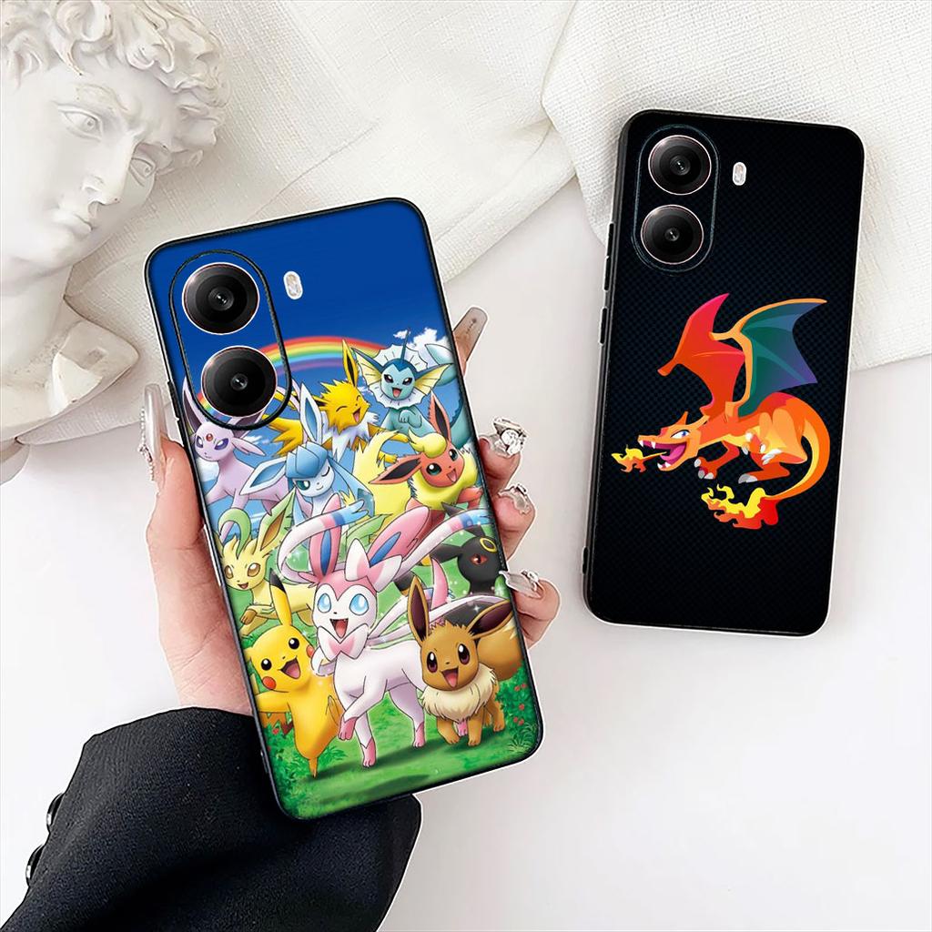 Charmander P-Pokemons GO P-Pikachus Phone Cover for Xiaomi Poco C85 C65 C75 X7 X6 M6 M8 F7 F8 Ultra F6 Pro 4G 5G Protective Case