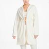 Puma Yoga Series Cotton Tie Loose Long Sleeve Solid Color Jacket Women Outerwear White 521470-65