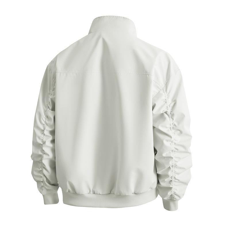 Neuer Paar-Fliegeranzug Baseballkragenjacke Lässig Stehkragen Locker Arbeitskleidung High Street Vielseitige Amerikanische Jacke