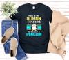 Cute Penguin and kids tshirt, Penguin Costume, Halloween and kids tshirt, This Is My Human Costume Im Really A Penguin, Kawaii Penguin