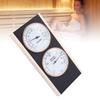 Termometro e Igrometro per Sauna, 2 in 1 in Legno, Temperatura in Celsius, Umidità Interna, in Legno di Faggio, Accessori per Sauna per Spa Doccia Saun