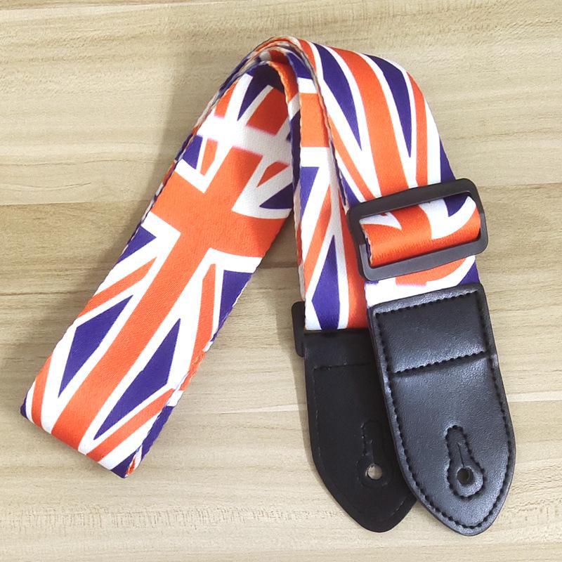 Ethnic-Style Widened Polyester Guitar Straps for Electric Guitars