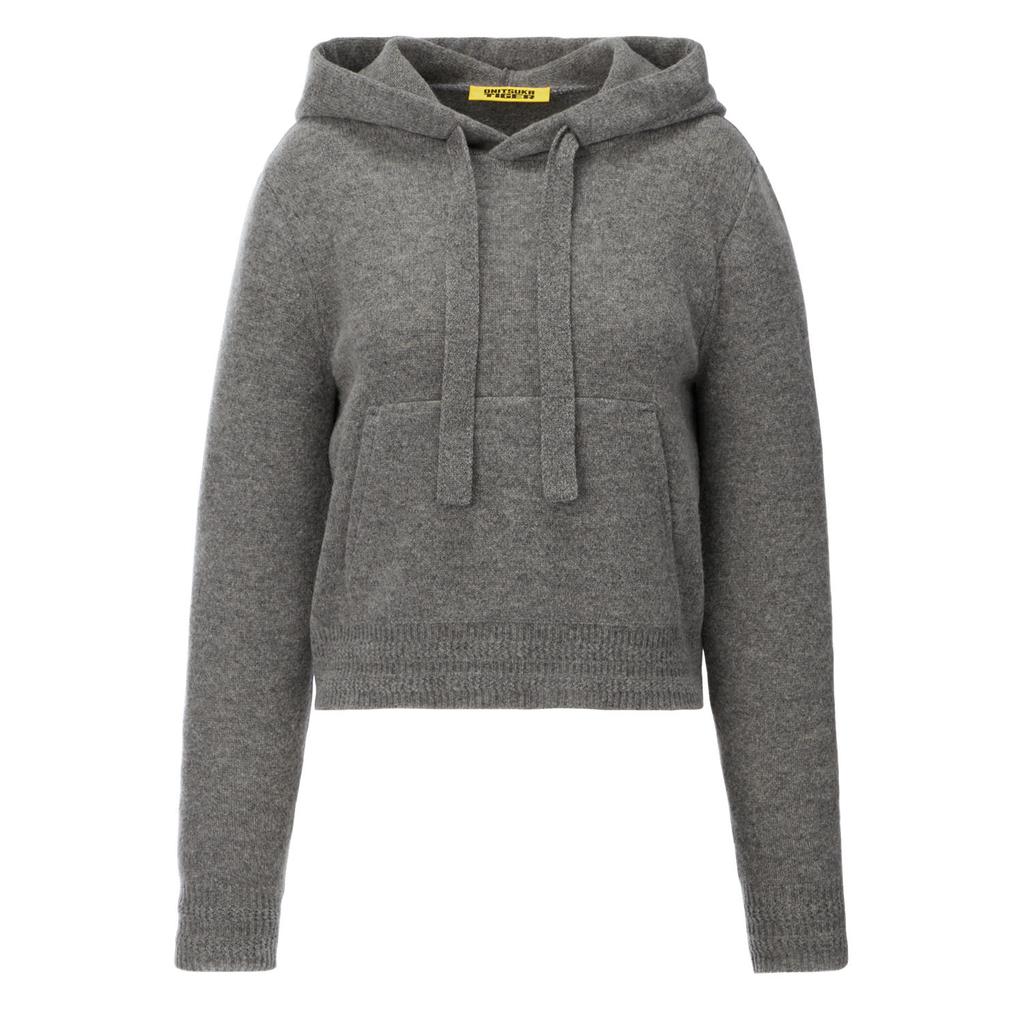 New Onitsuka Tiger WS KNIT HOODIE Knitwear Women's Heather Gray 2182B382-020