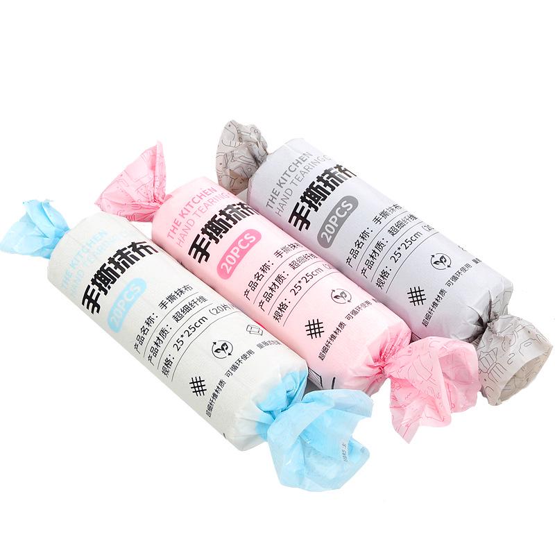 Tearable Multifunctional Microfiber Dishcloth for Kitchen Cleaning