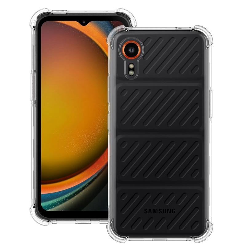 Støtsikkert Airbag TPU-deksel for Samsung Galaxy Xcover 7 Xcover 6 Pro 5 Beskyttelsesdeksel Capa Fundas Coque
