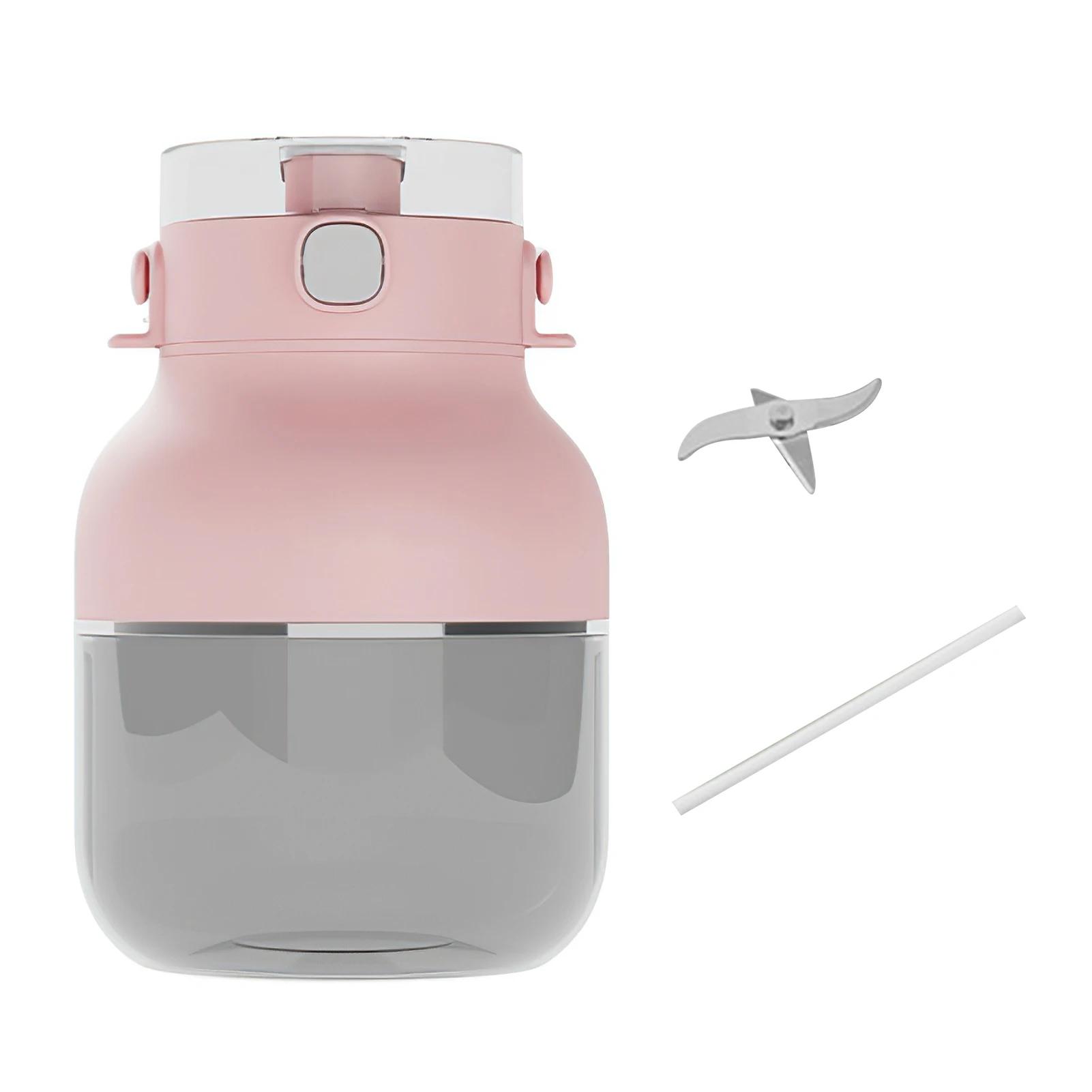 

Электрическая соковыжималка-блендер с USB-зарядкой, мини-соковыжималка с чашкой 4/10 лезвий, большая емкость, бутылка для быстрого приготовления смузи для путешествий