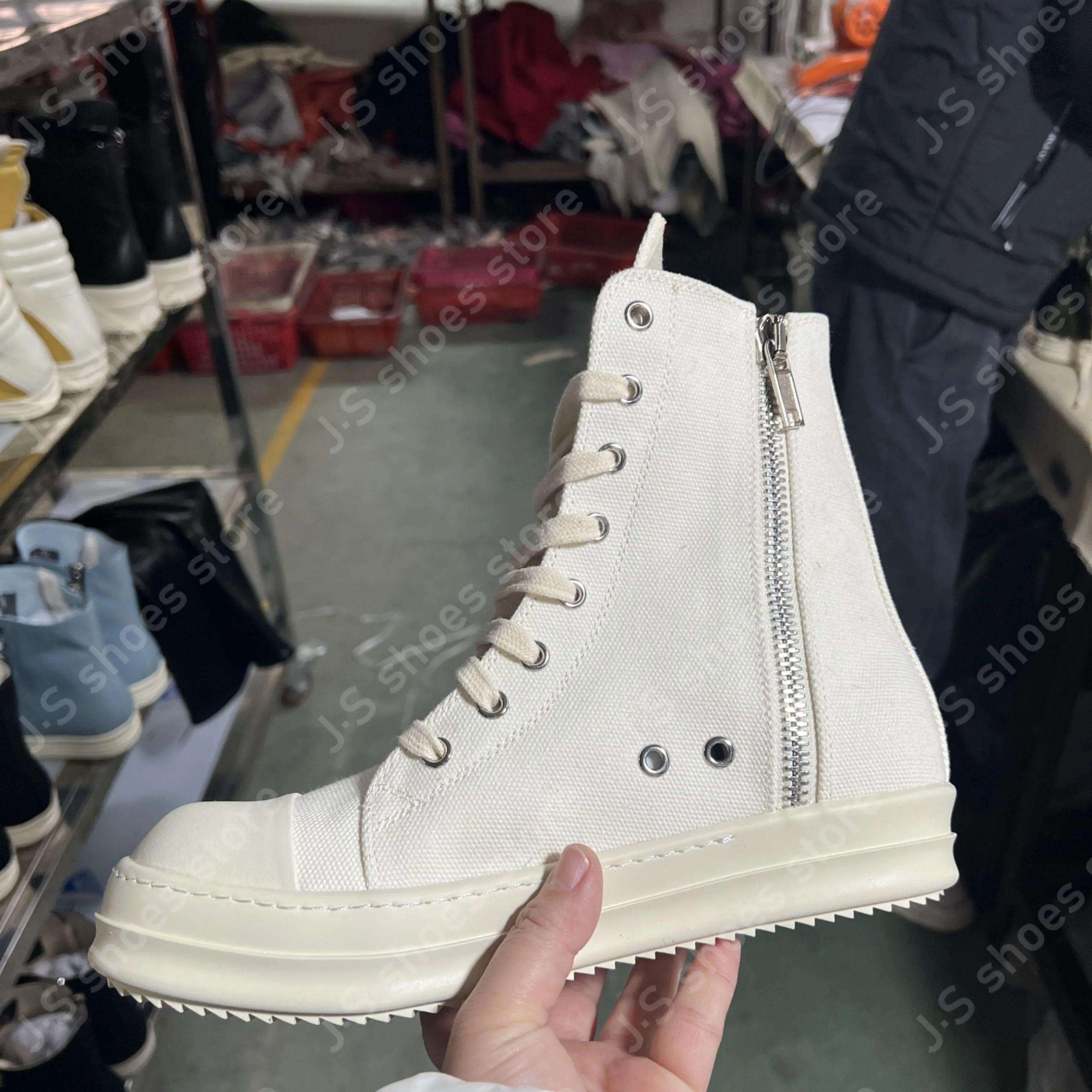 

R-o Geobasket Beige Canvas White High Top Shoes Sneaker Men Shoe Zipper Boots Lace Up Women Ankle Boot Casual Sneakers 48 бежевый