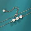Sansheng III Pearl Necklace Women's Fashion Versatile Personality Retro Pearl Pendant Accessories