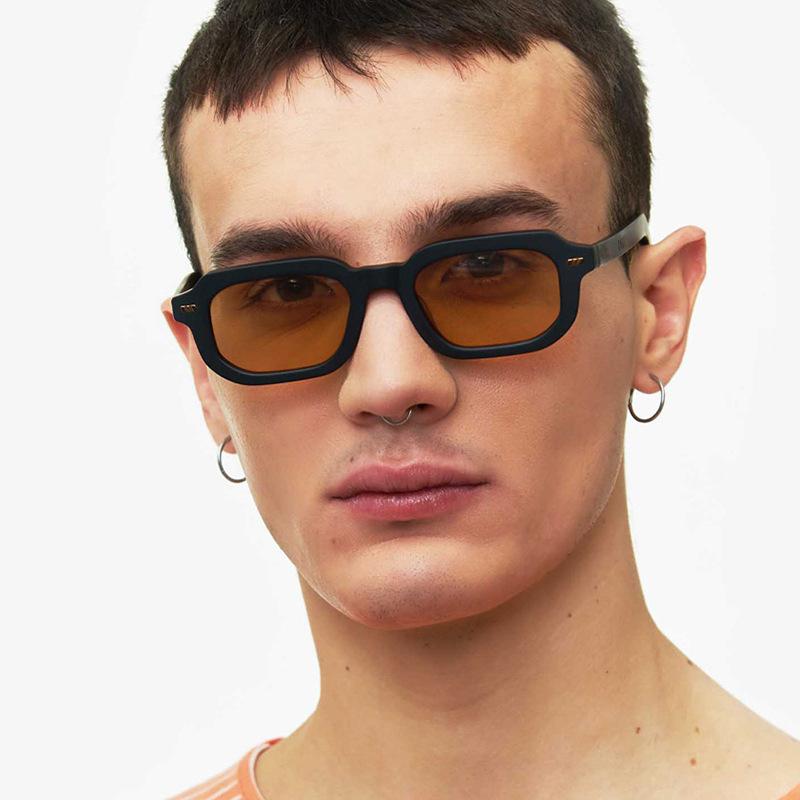 Nowe kwadratowe okulary przeciwsłoneczne w małej oprawce dla kobiet, Retro i proste okulary przeciwsłoneczne dla mężczyzn, Luksusowy design marki do podróży na świeżym powietrzu, Okulary UV400