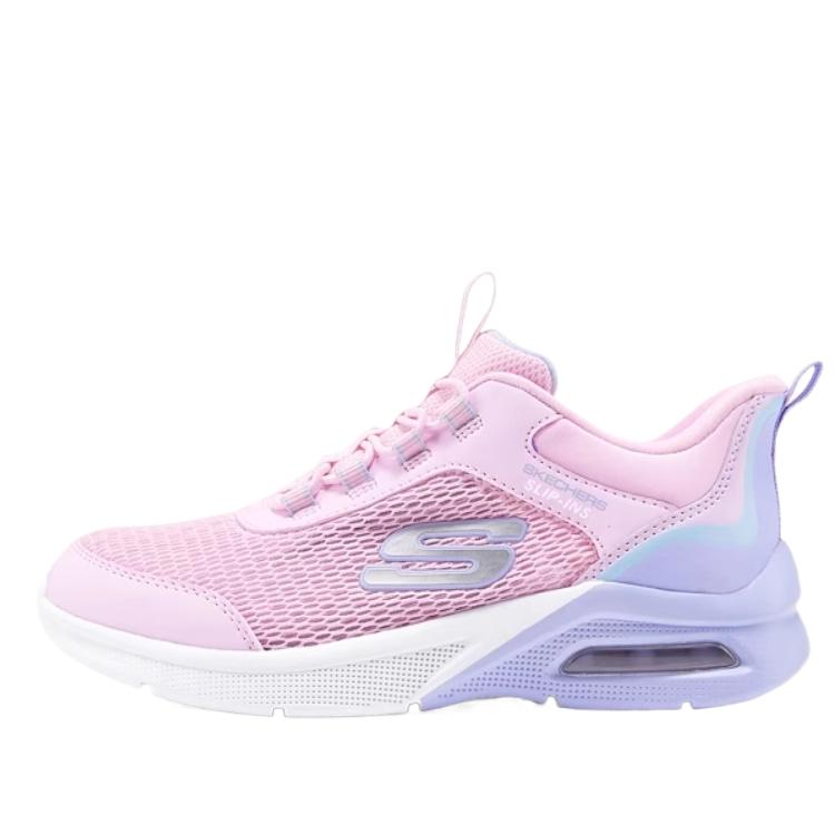 Skechers Girls Comfortable Fashion Versatile Trendy Running Shoes Kids sneaker Light-Pink 303969L-LTPK 35