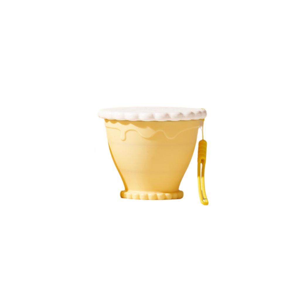 

Portable 255ml Plastic Cup Silicone Foldable Coffee Cups Scalable Drinking Mug for Kitchen&Dining Sports&Outdoors жёлтый
