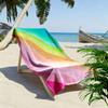 Rainbow Waves Beach Towel Beach Towel Quick-drying for Travel Outdoor Sports Jogging Beach and Swimming