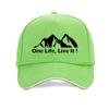 One Life Live It Baseball Cap Fashion Summer Sun Visor Hats For Men Women Breathable Dad Hat Sports Snapback Caps