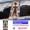 Anime Son Goku Car Stickers Car B-pillar Vinyl Decals Waterproof Auto Center Pillar Sticker Cover Scratches Decors Accessories
