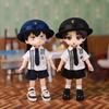 OB11 Doll Baby Clothes Simple Kindergarten Suit Black Suit For Ob11 1/12 Doll Outfit Daily Casual Accessories For Children Diy