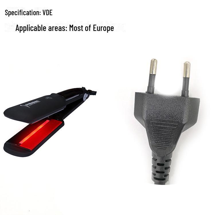 

Горячая распродажа в сфере электронной коммерции: 2-дюймовый паровой инфракрасный выпрямитель для волос European Standard чёрный