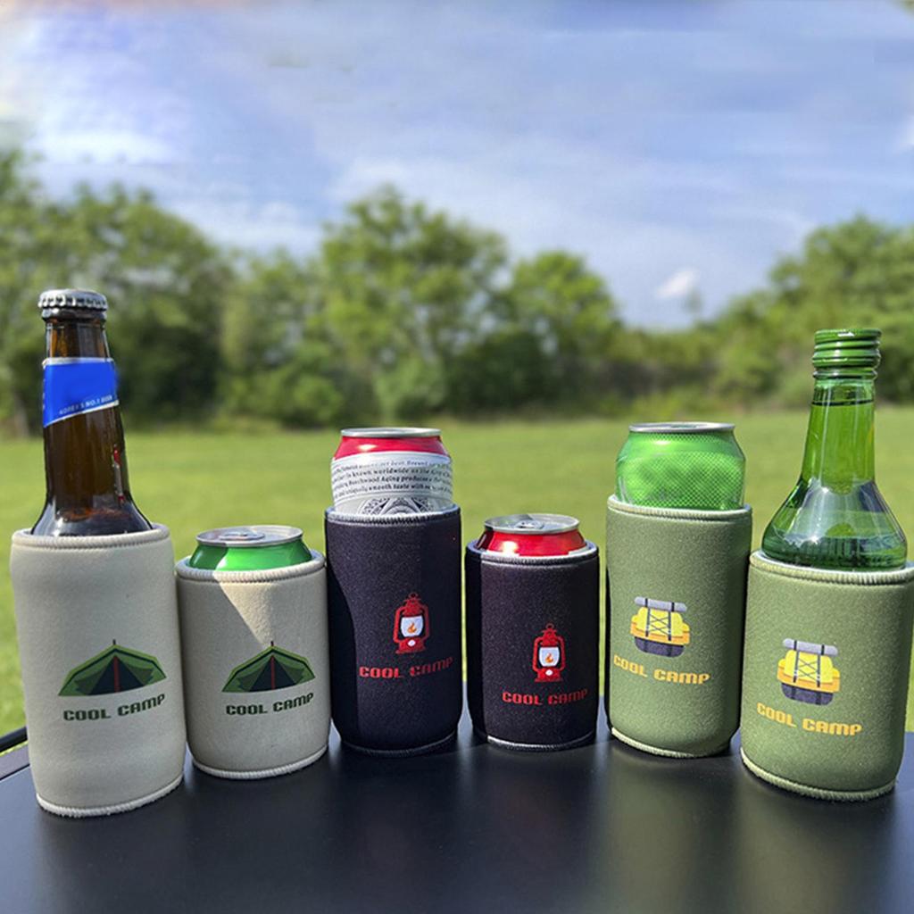Beverage Can Sleeves Standard Can Sleeves Neoprene Can Bottle Holder Insulated Can Cooler Sleeves Beer Bottle Non-slip Can Cover