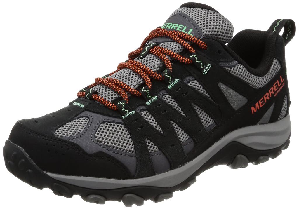 Merrell ACCENTOR 3 WP Hiking Size 2E Men's Shoes, Black/Charcoal, 27.5 Cm,