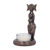 Goddess Triple Moon Tealight Candle Holder Stand Resin Sculpture Candlesticks Home Decor Gift