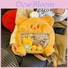 Butter Bear Cartoon Backpack With Fluffy Plush Material For Casual Day Use