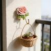 Decorative Rose Themed Heart Hook Craft Of Resin And Iron For Practical Home Use