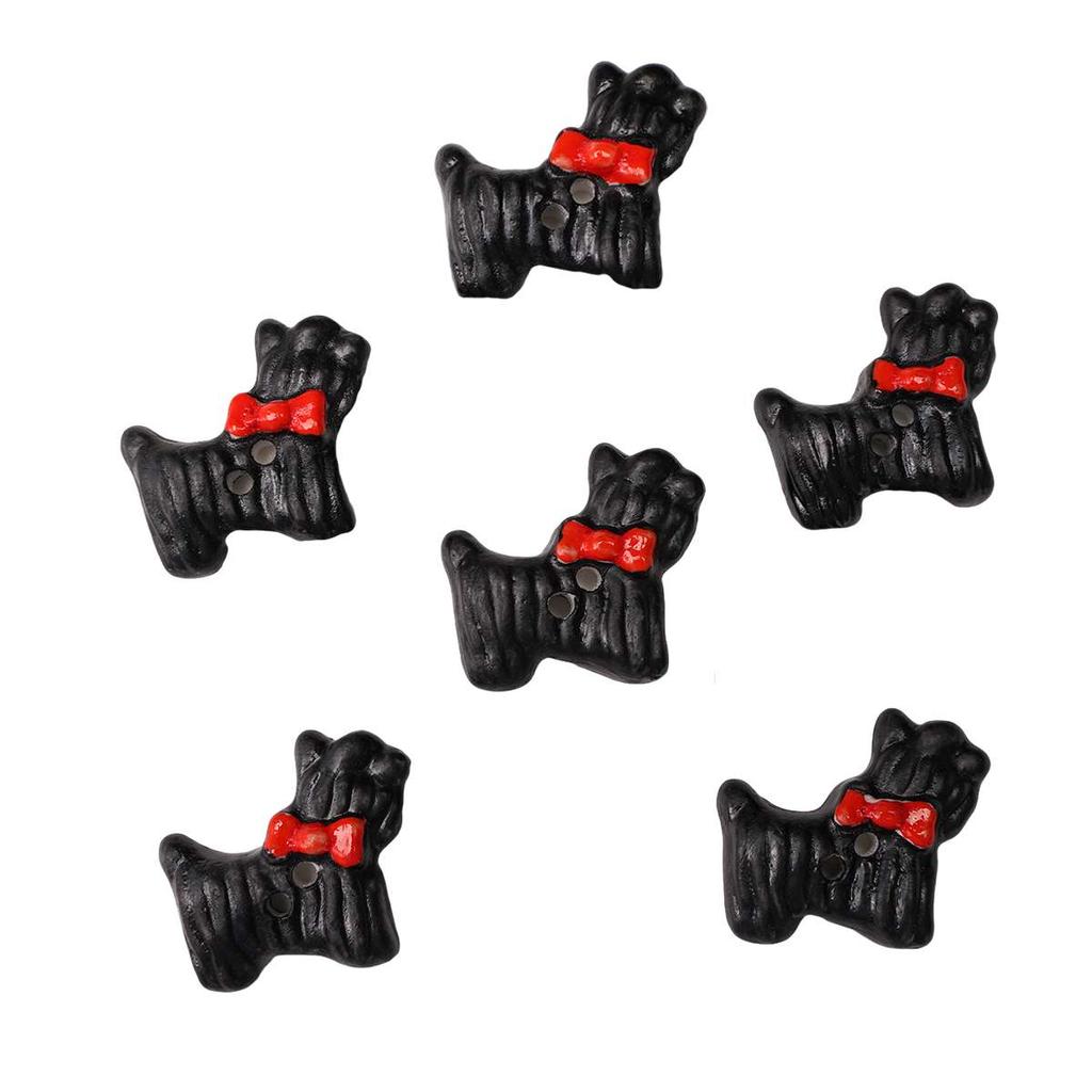 Lovely Ceramic Button Cartoon Ceramic Beads Cartoon Rabbit Puppy Button Beads DIY Jewelry Beads DIY Clothing Beads 1pc