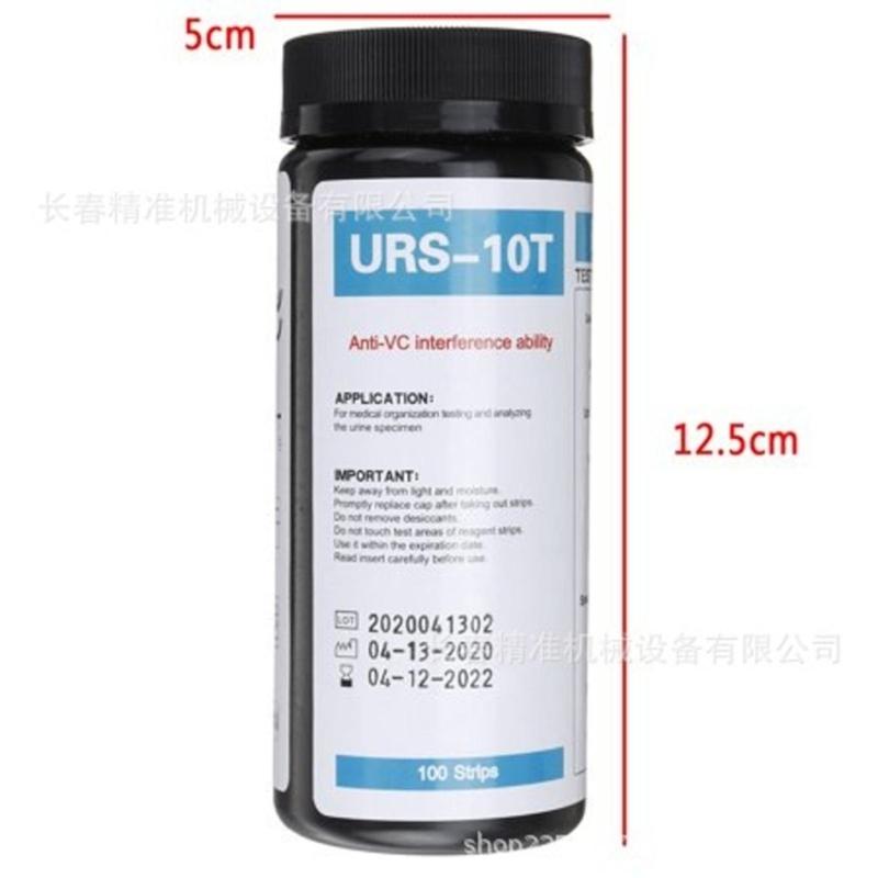 10 Parameters URS Test Strips Detecting Protein Ketone 10-in-1 Urine Testing Strips for Urinalysis