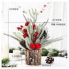 35Cm Xiaosheng Desktop Christmas Tree Simulation Pe Christmas Decoration Home Ornament Bark Barrel Tree