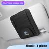Leather Car Visor Glasses Clip Multi-Pockets Sunglasses Storage for BMW E70 E90 F48 G30 G20 G70 X1 X2 X3 X5 X6 X7 M3 M5 M6 i8 i7 RL7