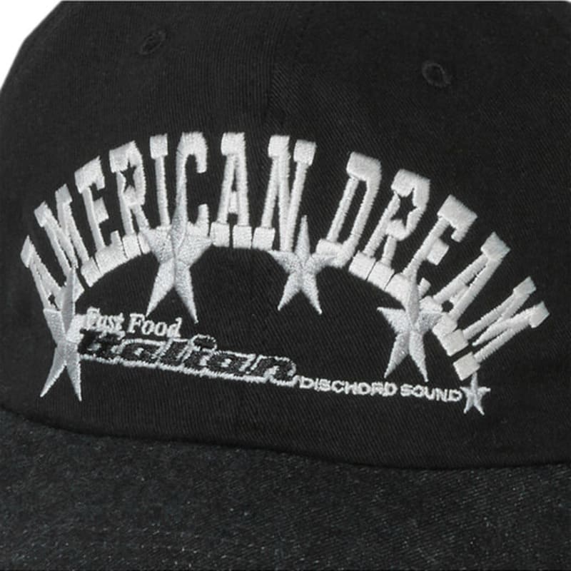 DISCHORDSOUND STAR BALL CAP [BLACK]