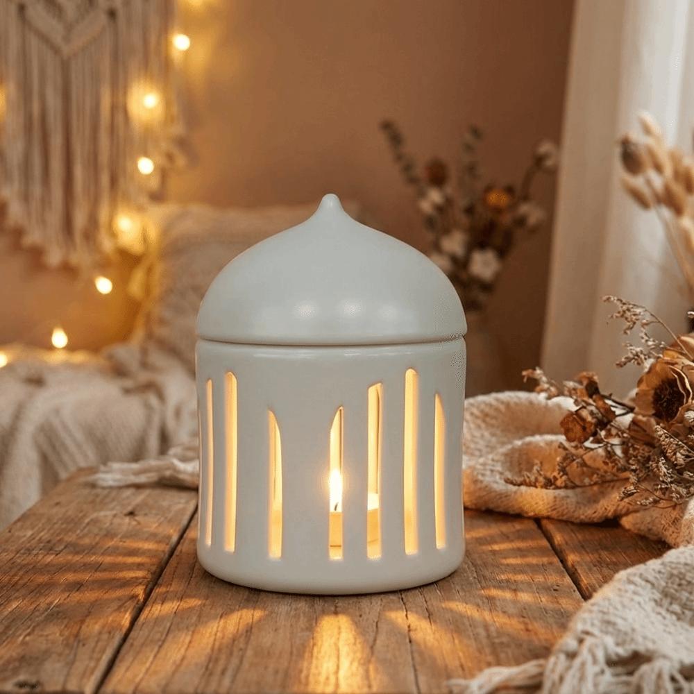 Ethnic Candle Holder Ceramic Tealight Candlestick Home Decoration Candle Base  Festival