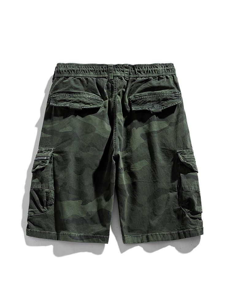 Men's Trendy Camouflage Shorts - Loose Fit, Plus Size, Mid-Length, Casual Summer Wear