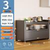 Shengbei 3-Layer Kitchen Storage Cabinet with Doors