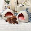Cat Nest Cartoon Shark Shape Big Mouth Thick Cute Animal Warm Rest